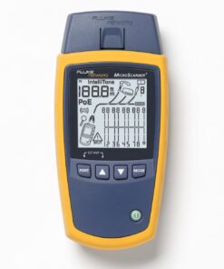 Fluke Networks MS2-100 MicroScanner2 Copper Cable Verifier with Built-In IntelliTone Toning, Troubleshoots RJ11, RJ45, Coax, Tests 10/100/1000Base-T, and Voip,yellow 9 61i8ZnKnYL