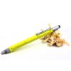 6 in 1 Multitool Pen with Gift Box - Includes 1 Ballpoint Pen, Universal Stylus Pen, Ruler,Flat and Phillips Screwdriver Bit, Level Gauge - The Perfect Multi-Function Gadg (Model B, 1PCS LIGHT YELLOW) Model B 16 61iA5kQFARL
