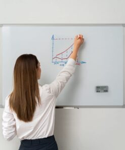 MasterVision® Earth Gold Ultra Magnetic Dry-Erase Whiteboard, 48" x 36", 45% Recycled, Aluminum Frame with Silver Finish 3' x 4' 36 x 48 Inches 22 61iAMW yHcL