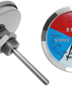 3 1/8 inch Charcoal Grill Temperature Gauge, Accurate BBQ Grill Smoker Thermometer Gauge Replacement for Oklahoma Joe's Smokers, and Smoker Wood Charcoal Pit, Large Face Grill Temp Thermometer 1 Pack 24 61iCa1MOqS