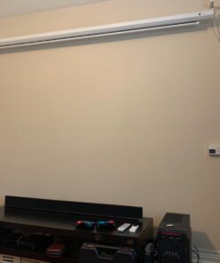 VIVO Wall Hanging 6" Adjustable L-Bracket Mount Plate Hook Kit for Projector Screens (MOUNT-PS01) White 33 61iDwMHtAGL