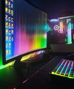 Govee TV LED Backlight with APP Control, Music Sync, Scene Modes, 6.56FT with RGBIC Color Changing for 30-50 inch TVs, USB Powered 42 61iE7uqNGvL