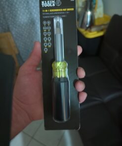 Klein Tools 32500 11-in-1 Screwdriver / Nut Driver Set, 8 Bits (Phillips, Slotted, Torx, Square), 3 Nut Driver Sizes, Cushion Grip Handle Plastic 39 61iF4gXU6vL