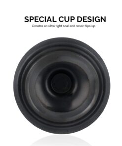 NEIKO 60166A Toilet Plunger with Patented All-Angle Design, Heavy-Duty Toilet Bowl Plunger with Aluminum Handle, Bathroom Necessity , Black, 1-Pack 1 Piece 29 61iGFl2I2cL