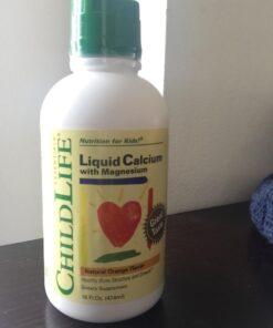 Child Life Liquid Calcium/Magnesium,Natural Orange Flavor Plastic Bottle, 16-Fl. Oz. 16 Fl Oz (Pack of 1) 14 61iGZNX1vTL