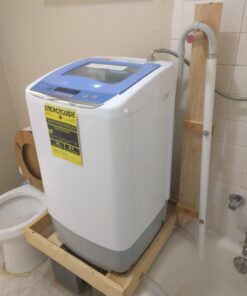 RCA RPW091 0.9 Cu Ft Top Load Portable Washing Machine Washer on Wheels, White 24 61iHINPZ1hL