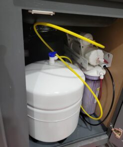 iSpring RCC7, NSF Certified, High Capacity Under Sink 5-Stage Reverse Osmosis Drinking Filtration System, 75 GPD, Brushed Nickel Faucet 46 61iKBHWrGzL