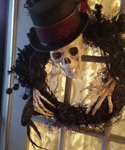 Prextex 6.5" Plastic Skull Head Halloween Decor | Realistic Life-Size Skeleton Skull Halloween & Day of The Dead Decoration | Scary Human Skull Replicas Skeleton Decor | Head Skulls Decor 36 61iLc0ZDV6L 1