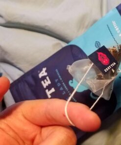 Zest 150mg High Caffeine Energy Leaf Blend - Blue Lady Black Tea - 20 Pack Bag - Hot or Iced - All Natural Strong Flavored Healthy Coffee Alternative Highly Caffeinated Substitute - Perfect for Keto 20 Count (Pack of 1) 32 61iMIr6bs4L