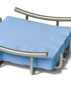 Alternative view of Spectrum Diversified Euro Flat Paper Napkin Holder, Satin Nickel