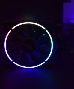 PCCOOLER 120mm Case Fan 3 Pack Moonlight Series, Computer Case Fan PWM High Performance Cooling PC Fans Dual Light Loop Quiet Fan/Multiple Light Modes with Controller for PC Cases 3IN1 53 61iRb0uBuDL