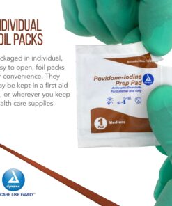 PVP Iodine Wipes 100-Pack 100 Count (Pack of 1) 12 61iRcNkFKJL
