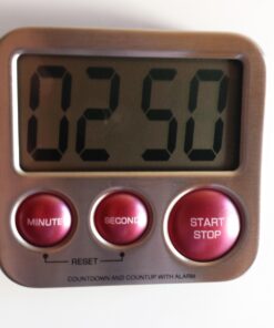 Elegant Digital Kitchen Timer Stainless Steel - Plumberry - Strong Magnetic Back - Kickstand - Loud Alarm - Large Display - Auto Memory - Auto Shut-Off - Model eT-24 (Plumberry) by eTradewinds 26 61iSmw3XsCL