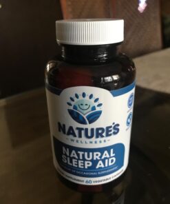Premium Natural Sleep Aid for Adults - Effective Relief - Non Habit Forming - Wake Up Feeling Refreshed - Proprietary Blend with Melatonin, Tryptophan, Magnesium, Valerian, Chamomile & More - 60 Veg 23 61iSur5r0KL