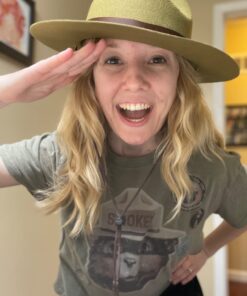 Olive Green Park Ranger/Mountie/ Smokey Bear Hat-One Size Fits Most Adults 18 61iV tyxVL