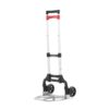 Magna Cart Personal 150 Pound Capacity Aluminum Folding Hand Truck with Telescopic Handle and Foldable Wheels for Industrial, Black and Red Black/Red 2 61iWFrSbiL