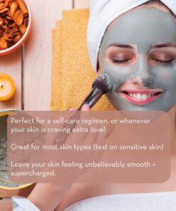 Pure Body Naturals Dead Sea Mud Mask - Face Mask and Body Mud for Acne, Blackheads, and Oily Skin - Facial Self Care for Men and Women - Minimize Pores with Deadsea Mud, Clay, Charcoal - 8.8 Ounce 33 61iXNvAHH5L