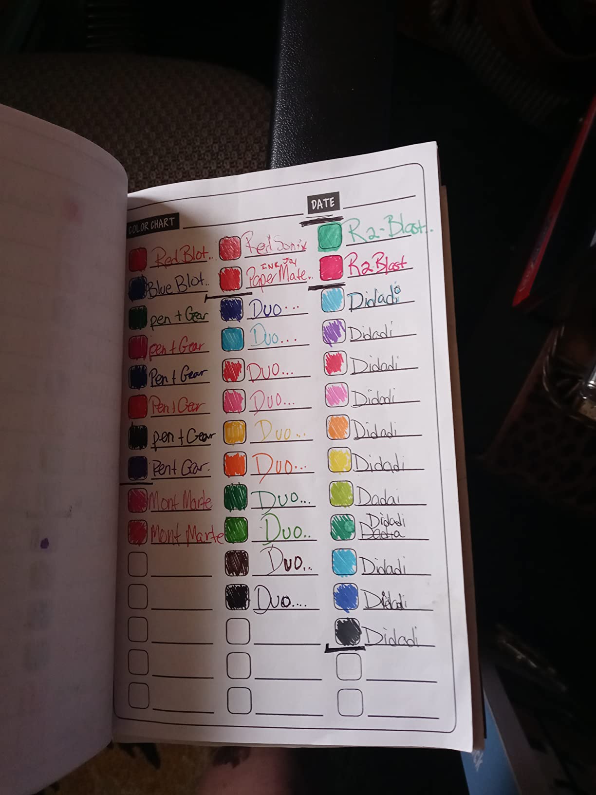 Color Charts: Color Collection Edition: 50 Color Charts to record your color collection all in one place 12 Color Charts: Color Collection Edition: 50 Color Charts to record your color collection all in one place - Image 12