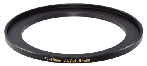 LUŽID X2 Brass 77mm to 95mm Step Up Filter Ring Adapter 77 95 Luzid