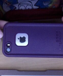 LifeProof FRĒ SERIES Waterproof Case for iPhone SE (1st gen - 2016) and iPhone 5/5s - Retail Packaging - CRUSHED (STOMP PURPLE/PADDLE PURPLE/SKYFLY BLUE) 20 61ibRLaknrL