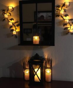 Set of 3 Metal Iron Candle Holder, Black Candlestick Modern Table Centerpiece for Indoor & Outdoor Decor, Dining Room, Home Decoration 36 61id1YSVZ1L