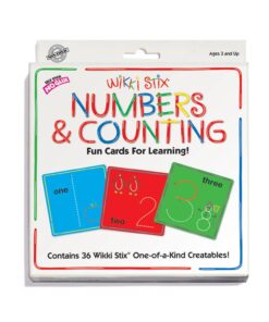 Alternative view of Arts and Crafts for Kids Numbers Learning Pack, Non-Toxic, Waxed Yarn, Fidget Toy, Reusable Molding and Sculpting Playset, American Made by Wikki Stix