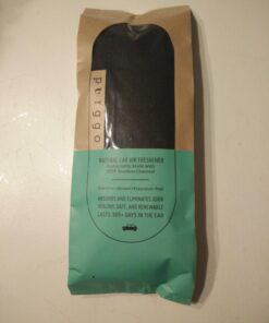 PURGGO Car Air Freshener - Lasts 365+ Days No Chemicals 100% Activated Bamboo Charcoal Fragrance-Free Deodorizer, Natural Auto Odor Eliminator, Purifier, Neutralizer, Absorb Smoke Smell 1 Count (Pack of 1) 61 61ifbcpisL