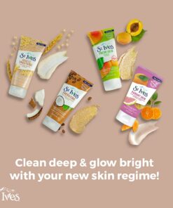 St. Ives Gentle Smoothing Face Scrub and Mask Oatmeal, ONE , 6 oz 6 Ounce (Pack of 1) 33 61ig1aA4t8S