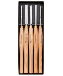 HSS 5 Piece HSS Wood Lathe Chisel Set By Stone Mountain Turning Tools SM7083