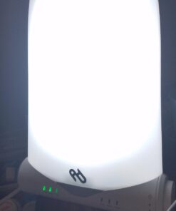 Aura Day Light Lamp, 10,000 Lux of Full Spectrum Bright Light with Adjustable Lux Dial and Timer- 100% UV Free{2 Year Warranty Includes Bulb and Lamp} 53 61igSguSHZL