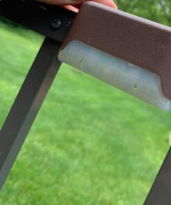 GIGALUMI 12 Pcs Solar Deck Lights, Bronze Finished Waterproof Led Solar Lamp for Outdoor Pathway, Yard, Patio, Stairs, Step and Fences. (Warm White) Warm White 44 61iit6hxIzL