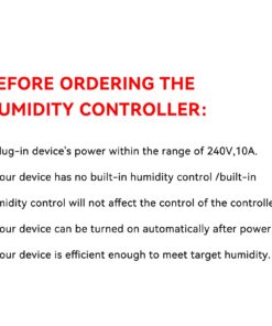 Humidity Controller IHC200 Inkbird Humidistat Mushroom Greenhouse Pre Wired Outlet Dual Stage Humidifier Dehumidifier. 28 61ij76Ttg3L