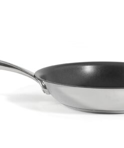 10" (26 cm) Stainless Steel Pan by Ozeri with ETERNA, a 100% PFOA and APEO-Free Non-Stick Coating 10" Black Interior 20 61iluFPb2tL