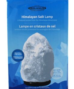 RELAXUS White Mini Salt Lamp, 1 EA 8 61iophrO jL