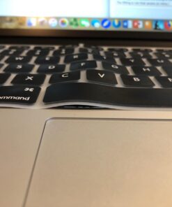 MOSISO Silicone Keyboard Cover Compatible with MacBook Air 13 inch A1466 A1369 2010-2017&Compatible with MacBook Pro 13/15 inch (with/Without Retina Display, 2015 or Older Version), Black 44 61iq2RFGbjL