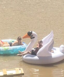 Intex Mega Swan, Inflatable Island, 76.5" X 60" X 58" Mega Float Ride-On 30 61iqMxXuVUL