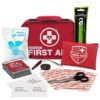 Swiss Safe 2-in-1 First Aid Kit (120 Piece) + Bonus 32-Piece Mini Kit: Compact, Lightweight for Emergencies at Home, Outdoors, Car, Camping, Workplace, Hiking & Survival 120 Piece Standard 47 61irAKDexsL 1