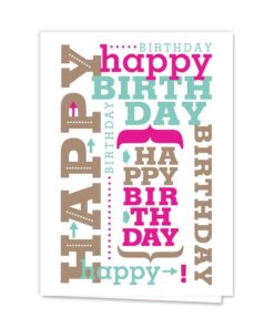 Canopy Street Lively Birthday Note Cards / 36 Cards And Envelopes / 6 Colorful Birthday Designs / 4 5/8" x 6 1/4" Birthday Greeting Cards With Blank Inside 24 61irPCXD3XL