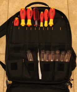 Custom Leathercraft1132 75-Pocket Tool Backpack 85 61irx1E4 JL