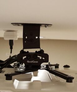 QualGear PRB-717-Blk Ceiling Mount Projector Accessory,Black Mount Black Mount 41 61iryZKeqcL