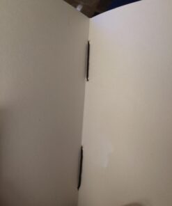 Handmade Embossed Blue Stone Leather Journal Notebook Refillable Sketchbook with 2 Latches, Lace Edging Diary By Cuero 41 61isF80sTjL