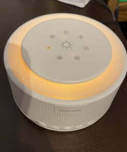 Sound Machine- STYFSCP White Noise Machine with 30 Natural Soothing Sounds 30 Level Volume Light 3 Timer Memory Function, Noise Machine Powered by AC or USB, Sleep Sound Machine for Adults Baby Kids 28 61isLQgJrdL