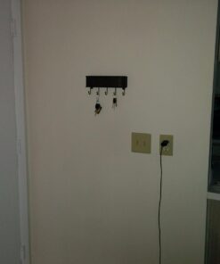 iDesign Twillo Mail and Key Holder, Decorative Wall Mounted Key Rack Organizer Pocket and Letter Sorter Holder for Entryway, Kitchen, Mudroom, Home Office Organization, 10.5" x 2.5" x 4.5", Bronze Mail & Key Rack 34 61iswKC5vYL