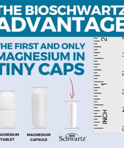 Magnesium Bisglycinate 100% Chelate No-Laxative Effect - Maximum Absorption & Bioavailability, Fully Reacted & Buffered - Healthy Energy Muscle Bone & Joint Support - Non-GMO Project Verified -180ct 24 61itzT H9BL 3