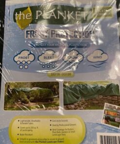 the Planket 11200 10 x 20 ft Frost Protection Plant Cover, Rectangular, Dark green 10 ft x 20 ft 37 61ivajd 0sL