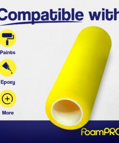 FoamPRO 209 Foam Paint Roller - 9" x 3/16" Foam Paint Roller for Many Unique Applications - Durable, Reliable, & Lint-Free Finish Twin Pack 9 x 3/16 Inch (Pack of 2) 11 61iwb3FLcEL