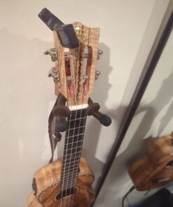 Ohuhu Guitar Wall Mount Hanger: 4-Pack Rotatable Hardwood Guitar Hangers with Screws-Adjustable Stopper Guitar Mount Hook Holder Stand for Ukulele Bass Electric Acoustic Guitar Banjo Mandolin-Wood Wood 34 61iwqkz8cJL