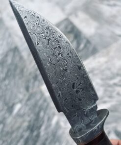 REG-HK-41 Custom Handmade Damascus Steel 10.00 Inches Knife- Colored Camel Bone and Rose Wood Handle 19 61ixWRu0JML