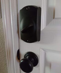 Schlage BE365 V CAM 716 Camelot Keypad Deadbolt, Electronic Keyless Entry Lock, Aged Bronze 39 61iyrG6uk9L