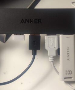 Anker 4-Port USB 3.0 Ultra Slim Data Hub for Macbook, Mac Pro/mini, iMac, Surface Pro, XPS, Notebook PC, USB Flash Drives, Mobile HDD, and More 0.7 ft USB-A 3.0 48 61izgTHInDL